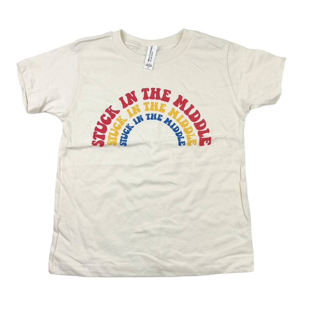 NWOT Rivet Apparel Stuck In The Middle Tee